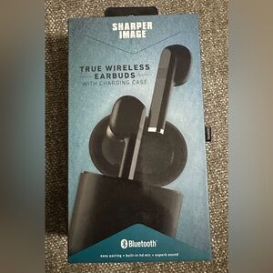 Wireless Earbuds Sharper Image True Wireless 
New In Open Box